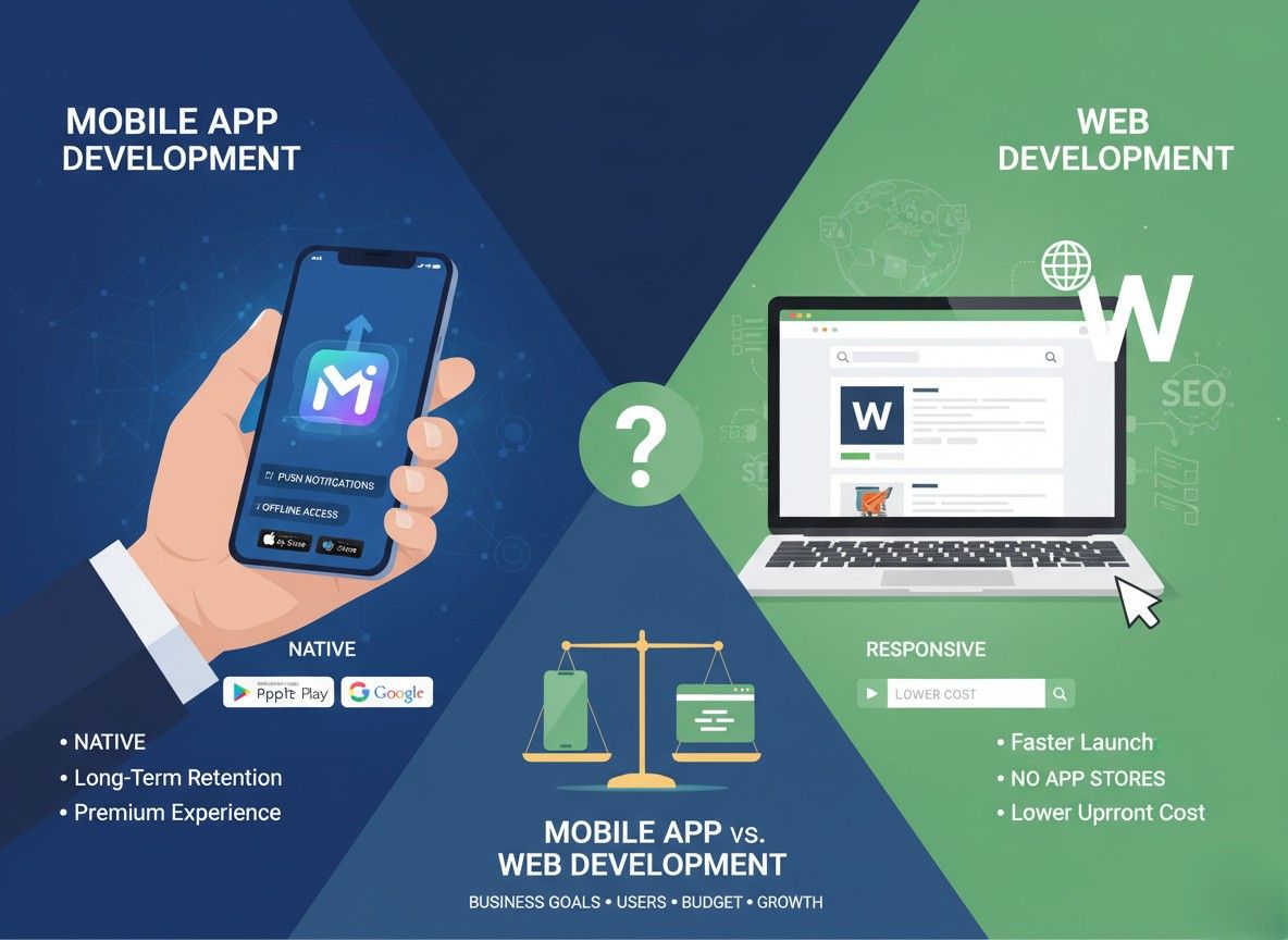 Mobile App Development vs Web Development